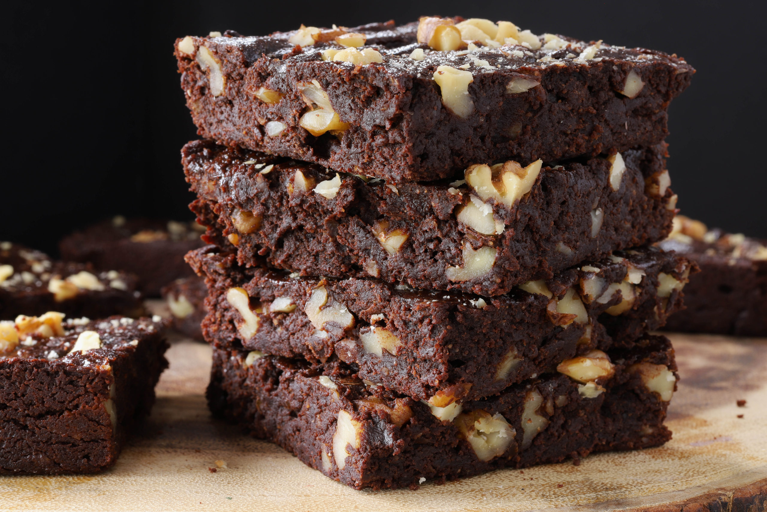 Ultimate Walnut Fudge Brownies (V/GF) - Verdant Feast