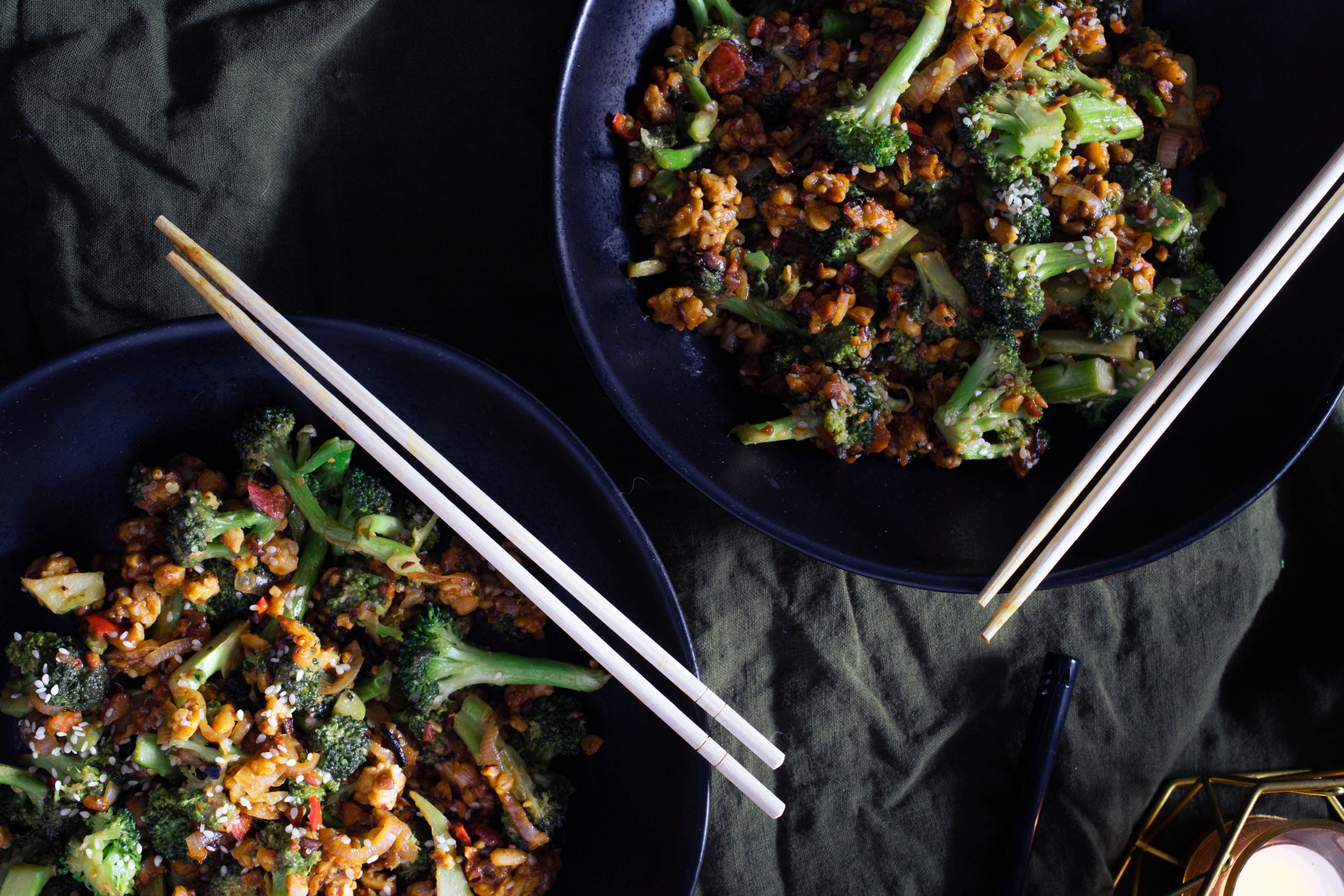 tempeh beef and broccoli